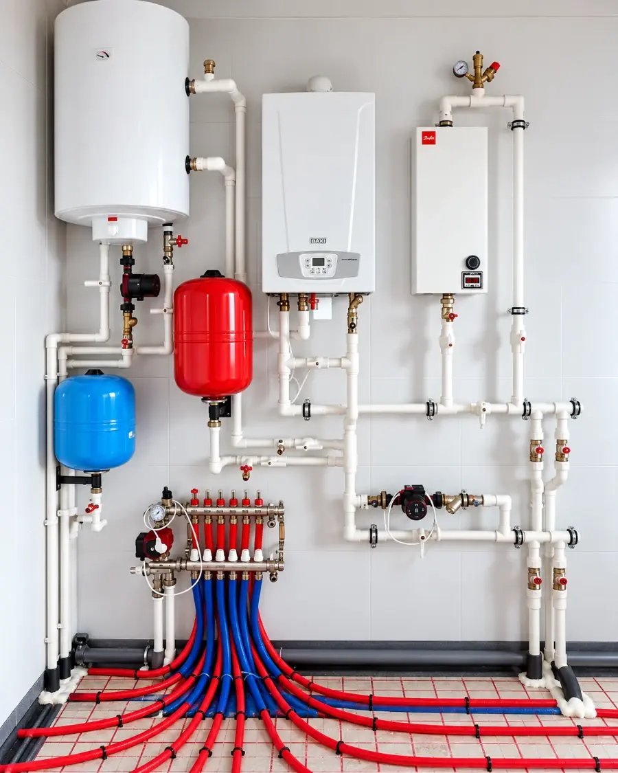 Система отопления в частном доме, смонтированная компанией СОВКО в Томске